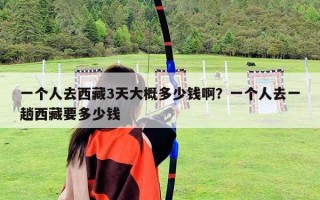 一個人去西藏3天大概多少錢啊？一個人去一趟西藏要多少錢
