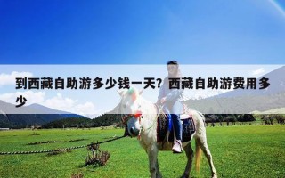 到西藏自助游多少錢一天？西藏自助游費(fèi)用多少
