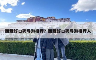 西藏好口碑導游推薦？西藏好口碑導游推薦人