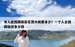 單人去西藏旅游花費大概要多少？一個人去西藏旅游多少錢