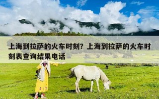 上海到拉薩的火車時刻？上海到拉薩的火車時刻表查詢結果電話