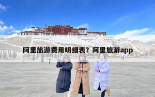 阿里旅游費用明細表？阿里旅游app