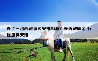 去了一趟西藏怎么安排旅游？去西藏旅游 行程怎樣安排