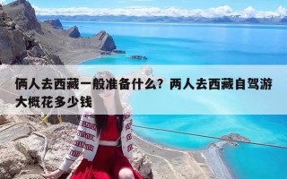倆人去西藏一般準(zhǔn)備什么？兩人去西藏自駕游大概花多少錢