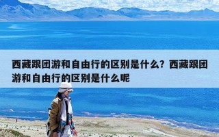 西藏跟團游和自由行的區別是什么？西藏跟團游和自由行的區別是什么呢