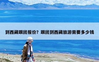 到西藏跟團報價？跟團到西藏旅游需要多少錢
