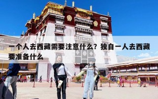 一個人去西藏需要注意什么？獨自一人去西藏要準備什么