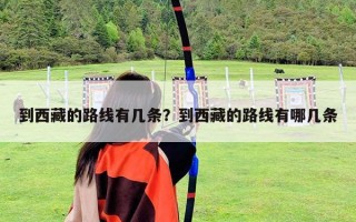 到西藏的路線有幾條？到西藏的路線有哪幾條