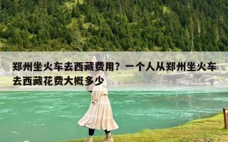 鄭州坐火車去西藏費用？一個人從鄭州坐火車去西藏花費大概多少
