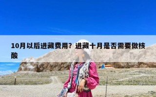 10月以后進藏費用？進藏十月是否需要做核酸