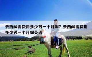 去西藏需費用多少錢一個月呢？去西藏需費用多少錢一個月呢英語