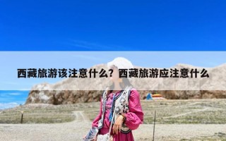 西藏旅游該注意什么？西藏旅游應注意什么