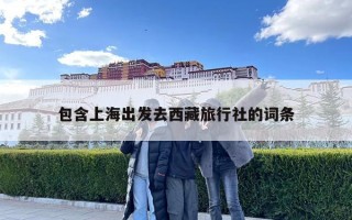 包含上海出發去西藏旅行社的詞條