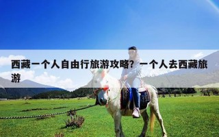 西藏一個人自由行旅游攻略？一個人去西藏旅游