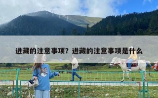 進(jìn)藏的注意事項？進(jìn)藏的注意事項是什么