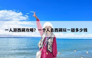 一人游西藏攻略？一個人去西藏玩一趟多少錢