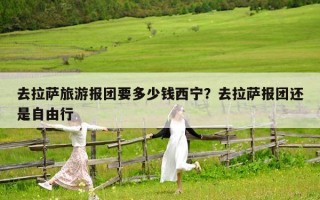 去拉薩旅游報團要多少錢西寧？去拉薩報團還是自由行