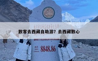 散客去西藏自助游？去西藏散心
