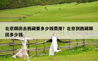 北京跟團去西藏要多少錢費用？北京到西藏跟團多少錢