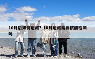 10月后如何進藏？10月進藏需要核酸檢測嗎
