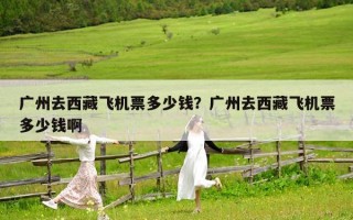 廣州去西藏飛機(jī)票多少錢？廣州去西藏飛機(jī)票多少錢啊