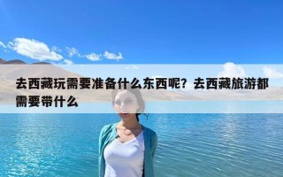 去西藏玩需要準備什么東西呢？去西藏旅游都需要帶什么