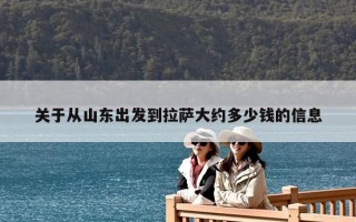 關(guān)于從山東出發(fā)到拉薩大約多少錢的信息