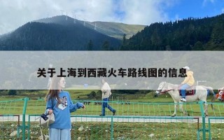 關于上海到西藏火車路線圖的信息