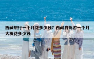 西藏旅行一個月花多少錢？西藏自駕游一個月大概花多少錢
