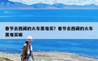 春節去西藏的火車票難買？春節去西藏的火車票難買嘛