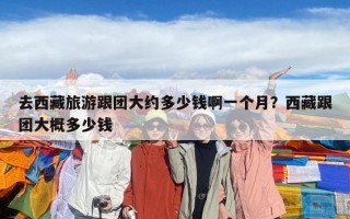 去西藏旅游跟團大約多少錢啊一個月？西藏跟團大概多少錢