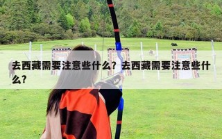 去西藏需要注意些什么？去西藏需要注意些什么?