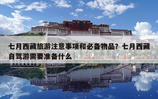 七月西藏旅游注意事項(xiàng)和必備物品？七月西藏自駕游需要準(zhǔn)備什么