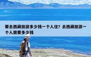 要去西藏旅游多少錢一個人??？去西藏旅游一個人需要多少錢
