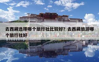 去西藏選擇哪個旅行社比較好？去西藏旅游哪個旅行社好