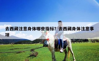 去西藏注意身體哪些指標(biāo)？去西藏身體注意事項