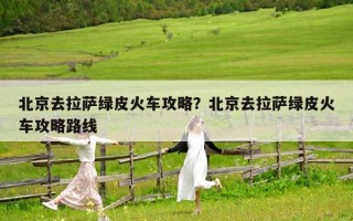 北京去拉薩綠皮火車攻略？北京去拉薩綠皮火車攻略路線