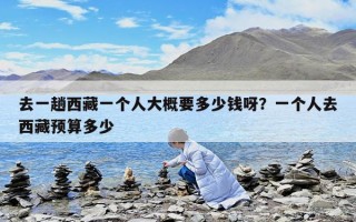 去一趟西藏一個(gè)人大概要多少錢(qián)呀？一個(gè)人去西藏預(yù)算多少