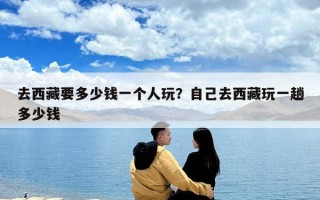 去西藏要多少錢一個人玩？自己去西藏玩一趟多少錢