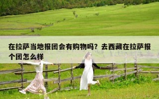 在拉薩當地報團會有購物嗎？去西藏在拉薩報個團怎么樣