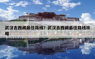 武漢去西藏最佳路線？武漢去西藏最佳路線攻略