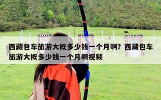 西藏包車旅游大概多少錢一個月啊？西藏包車旅游大概多少錢一個月啊視頻