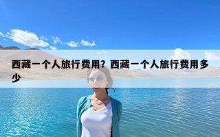 西藏一個人旅行費用？西藏一個人旅行費用多少
