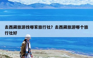 去西藏旅游找哪家旅行社？去西藏旅游哪個旅行社好