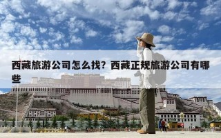 西藏旅游公司怎么找？西藏正規旅游公司有哪些