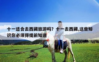 十一適合去西藏旅游嗎？十一去西藏,這些知識你必須得提前知道