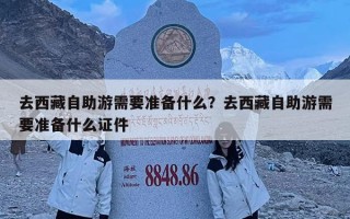去西藏自助游需要準備什么？去西藏自助游需要準備什么證件