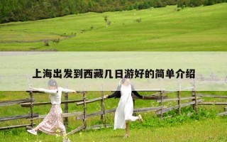 上海出發到西藏幾日游好的簡單介紹