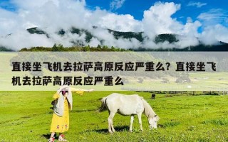 直接坐飛機去拉薩高原反應嚴重么？直接坐飛機去拉薩高原反應嚴重么