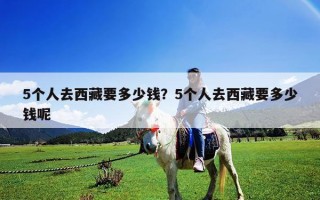 5個人去西藏要多少錢？5個人去西藏要多少錢呢